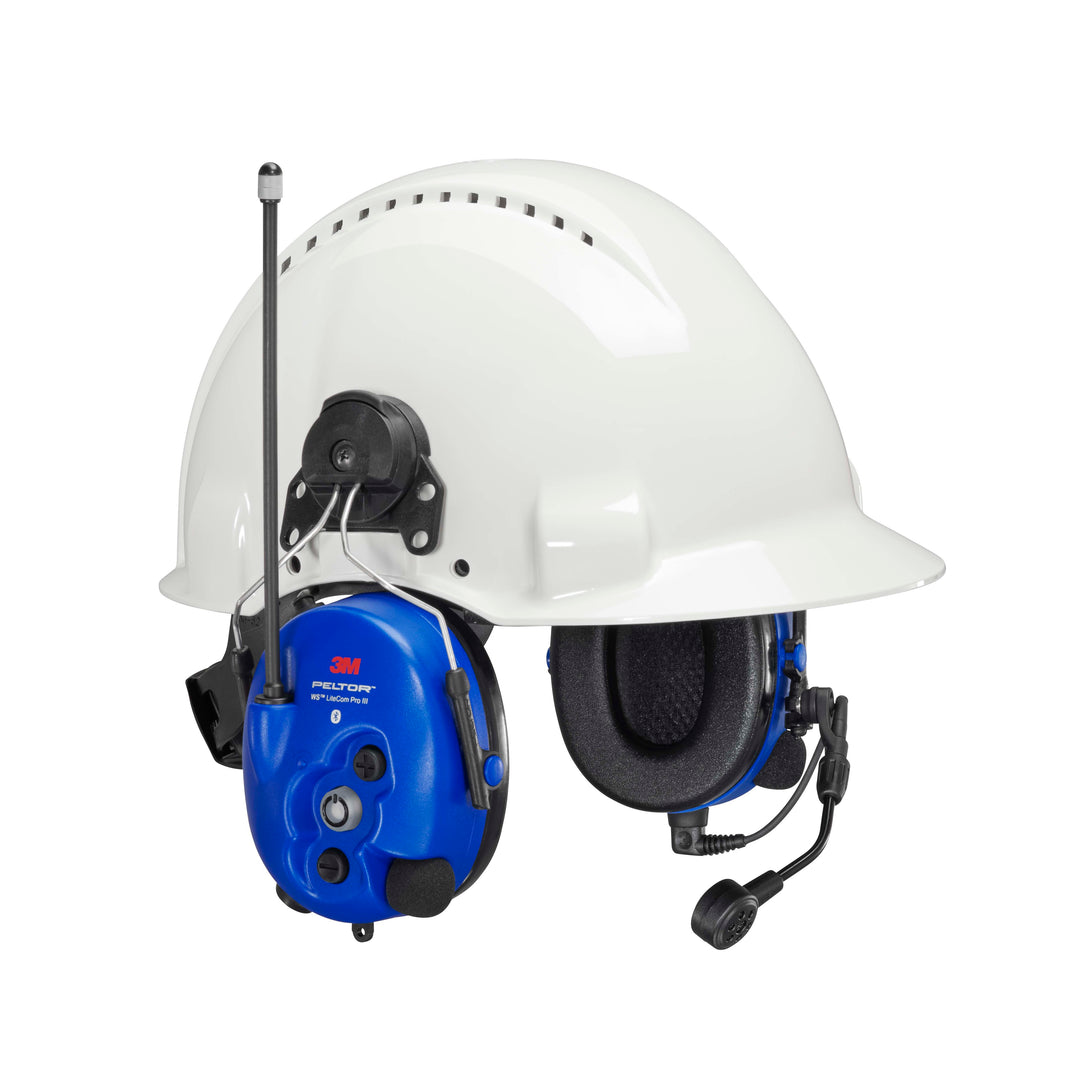 3M™ PELTOR™ WS™ LiteCom PRO III Headset - Hard Hat Attached - Intrinsically Safe - MT73H7P3E4D10NA-50