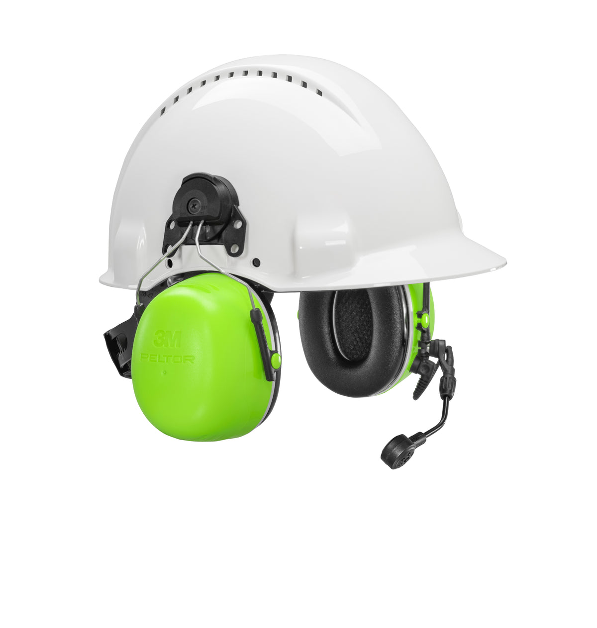 3M™ PELTOR™ CH-5 High Attenuation Headset - MT73H450P3E-77 GB - Flex Connector - Hard Hat Attached - 29dB NRR
