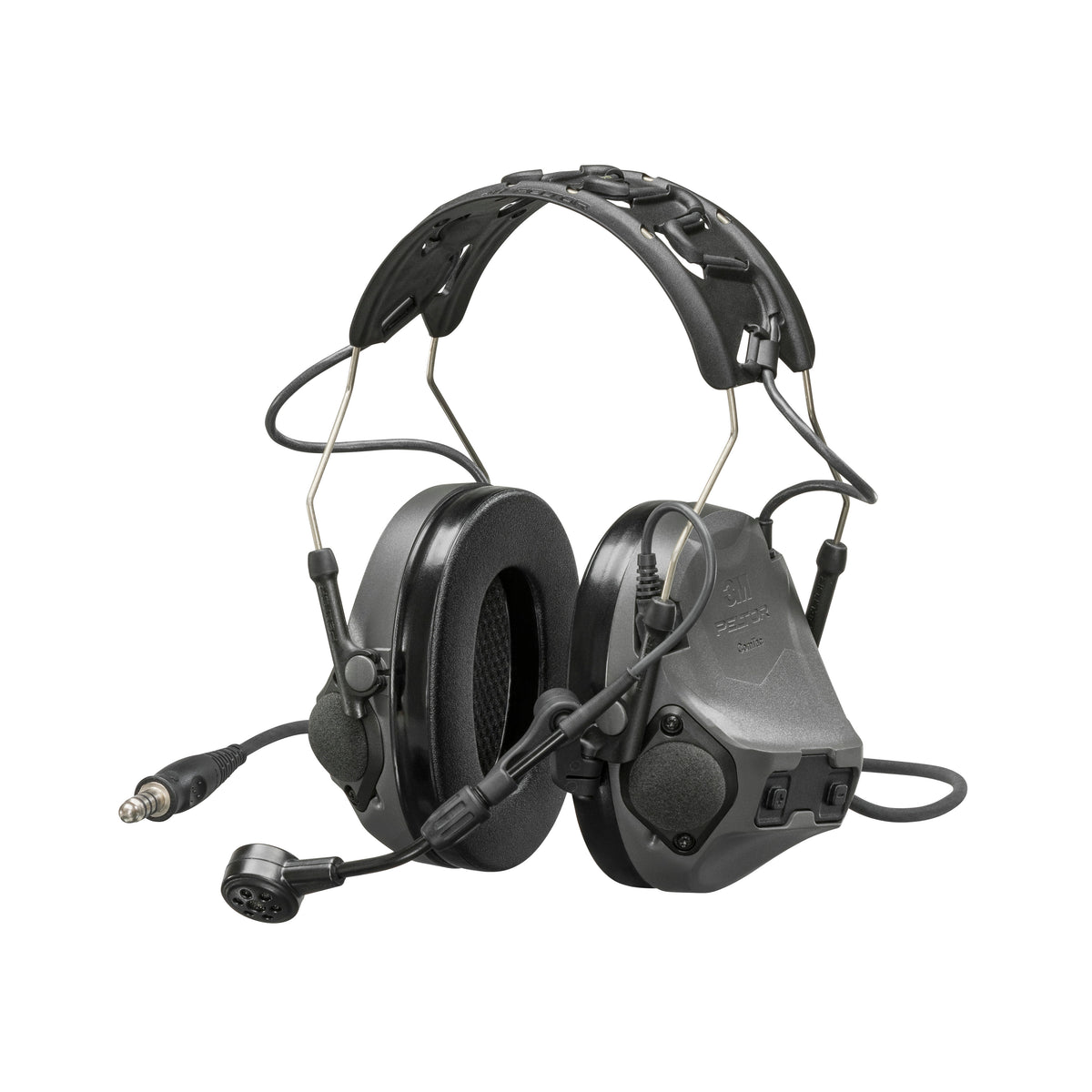 3M™ PELTOR™ ComTac™ VIII Single Comm Headset MT14H418A-47 GE, Nexus™ 4-Con, Charcoal Grey