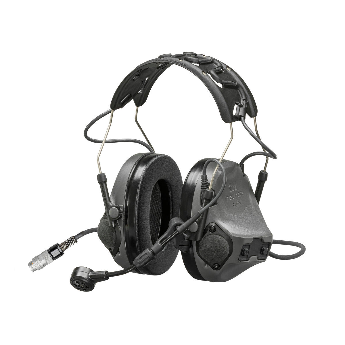 3M™ PELTOR™ ComTac™ VIII Multi Comm Headset MT14H418A-109 GE, Nexus™ 10-Pin, Charcoal Grey