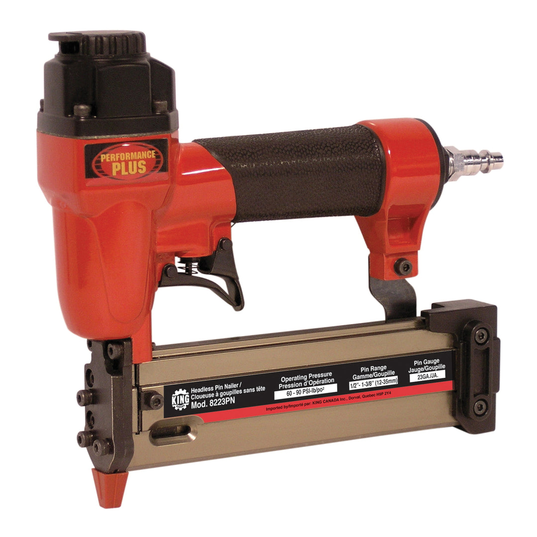 King Canada 8223PN - Pin Nailer 23 Ga. 1/2 Inch - 1 3/8 Inch