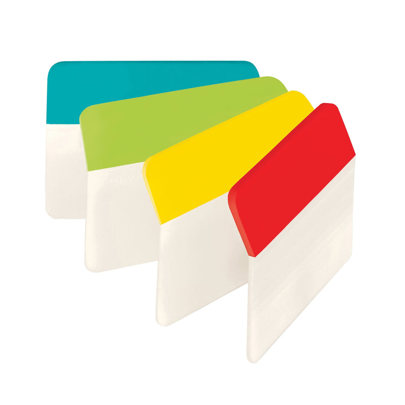 3M Post-it 686A-ALYR-C - Post-It Tabs Angled Assorted Primary Colours 2 in (5 cm) 6 Per Colour 7000123001