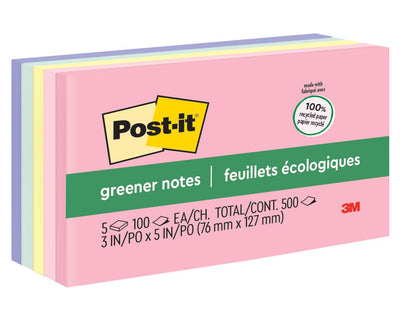 3M 655-RP-A - -C Post-it(R) Notes 3 in x 5 in (76 mm x 127 mm) Helsinki Colours 7100243773 - eGrimesDirect