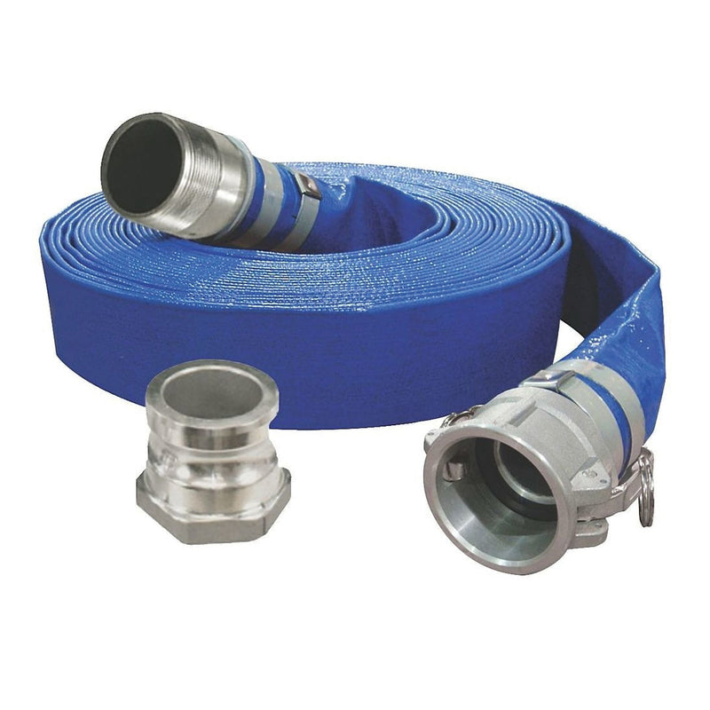 King Canada KW-503 - Discharge Hose Water Pump 3 Inch X 50 Ft. Kit With Camlock
