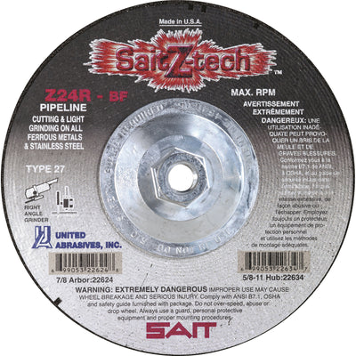 Sait Z-Tech 22630 - Type 27 41/2X1/8X5/8-11 Z-Tech Pipe - eGrimesDirect