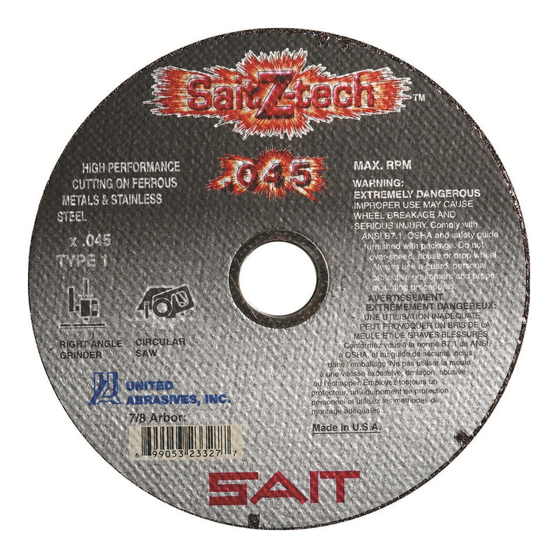 Sait Z-Tech 23325 - Cut-Off Wheels Z-Tech 5X.045X7/8