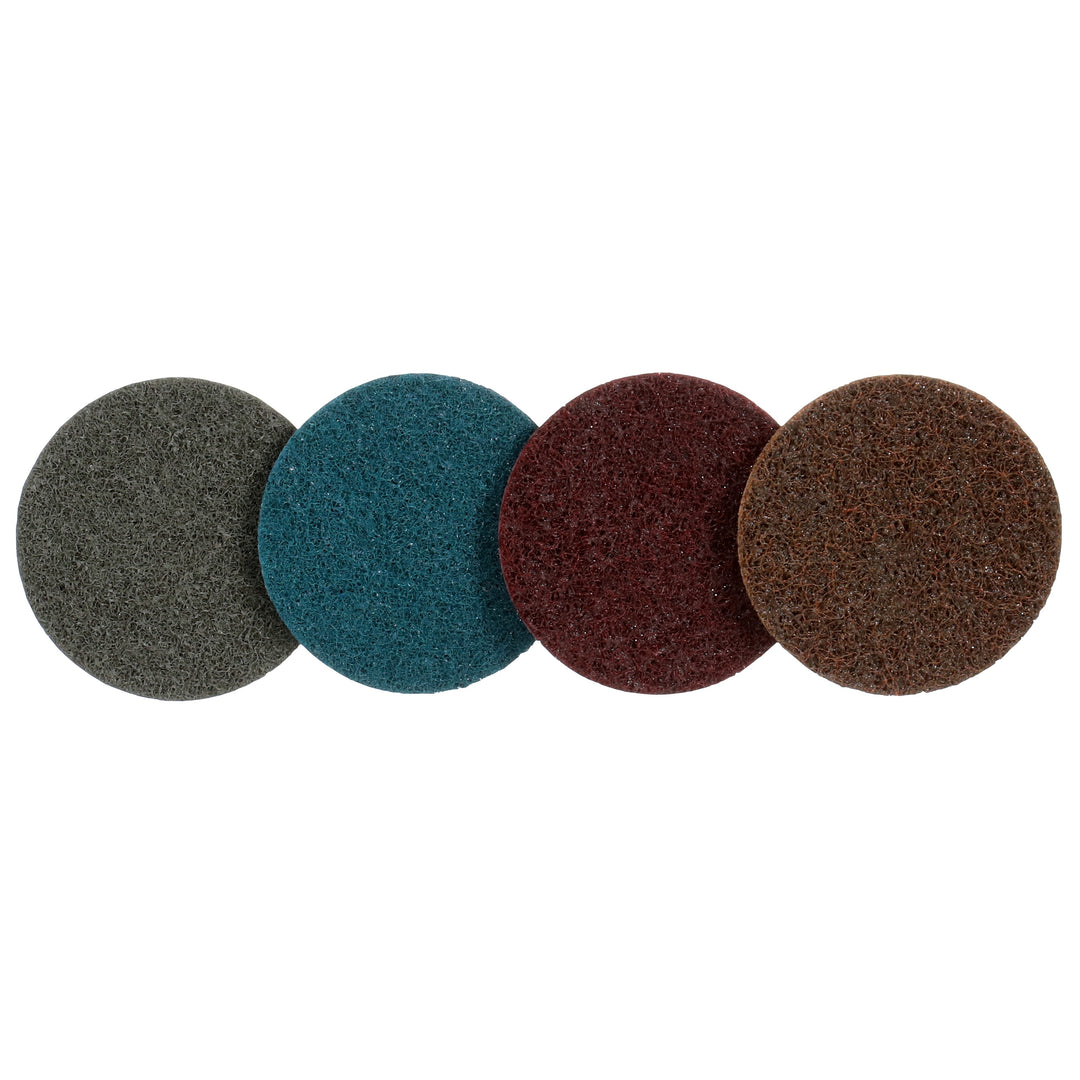 Scotch-Brite SC Surface Conditioning Discs; official representative family image. Dimensions, density and grade vary by SKU.
