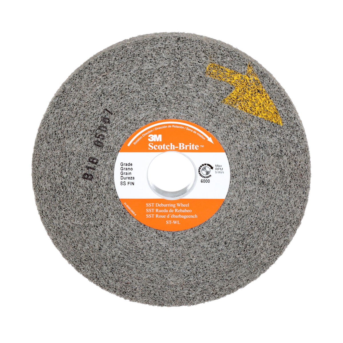 Scotch-Brite SST Deburring Wheel, silicon carbide; official representative family image. Dimensions, density and grade vary by SKU.
