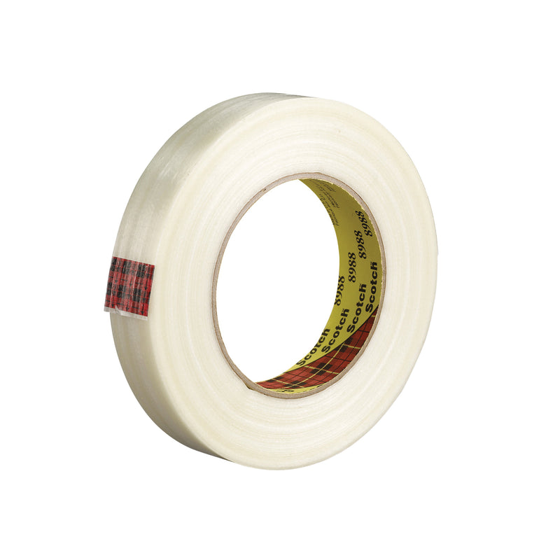 3M Scotch 8896 24X55 - Film Strapping Tape 8896 Ivory (0.94 Inch x 60.14yds) 7000123948 - eGrimesDirect