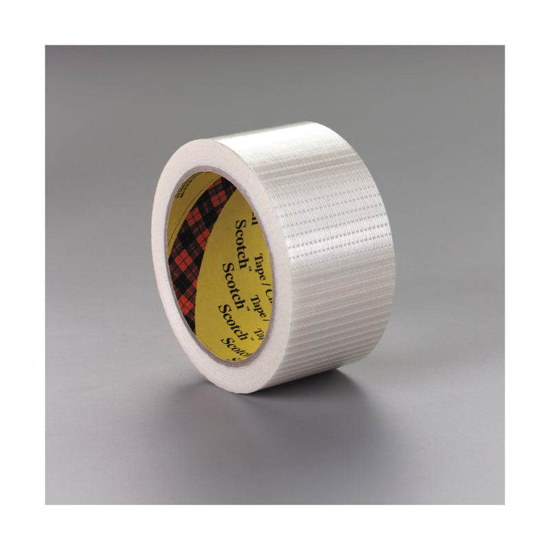 3M Scotch 8959-25X50 - Bi-Directional Filament Tape 8959 Clear (25mm x 50 m) 7000096085 - eGrimesDirect