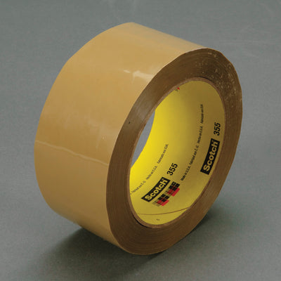 3M Scotch 355-72X50-TAN - Box Sealing Tape 355 Tan (72 mm x 50 m) 7100037458 - eGrimesDirect