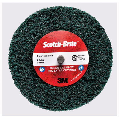 3M Scotch-Brite SB21631 - Scotch-Brite 4INxExtra-Coarse Aluminum Oxide Clean and Strip XT Pro Extra Cut Disc 3M 7100173921 7100173921 - eGrimesDirect