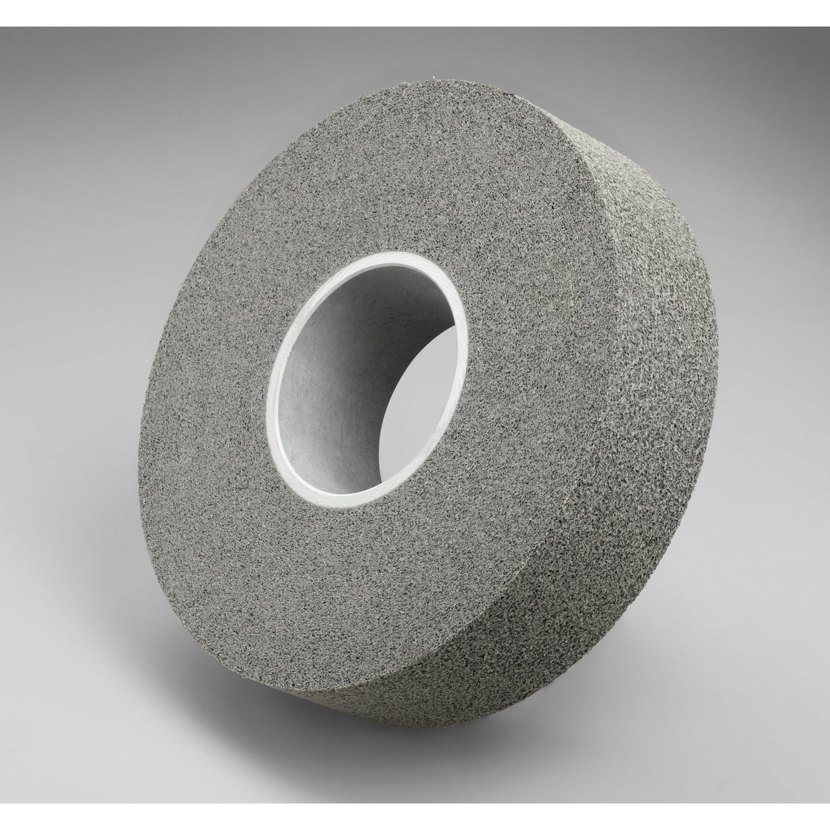 3M Scotch-Brite SB18826 non-woven deburring wheels, fine grit, 12x2x5 inch, used for metal finishing and surface smoothing.