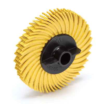 3M Scotch-Brite SB30118 - Radial Bristle Disc RB-ZB Thin Bristle 2 Inch x 3/8 Inch (80 Grit) 7100138293 - eGrimesDirect
