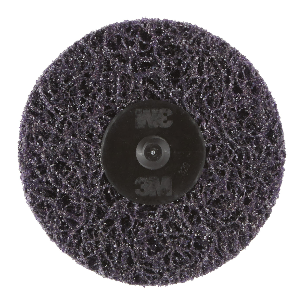3M Scotch-Brite XC-DR Roloc Clean and Strip XT Pro Disc, 3-inch SiC extra coarse abrasive disc for surface cleaning and stripping.