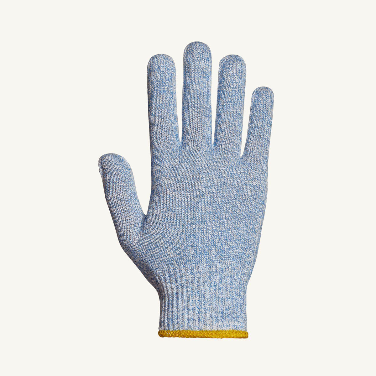 Blue Superior Glove Sure Knit cut-resistant gloves with knit wrists, 6-inch size, in 2X-Large, reusable safety gloves.