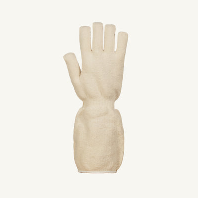 Superior Glove TRGSS-L/XL - Glove - Coolgrip Loops In Terry Cotton Silicone Striped Palm 4In Knit Gauntlet ANSI Heat 5 - eGrimesDirect
