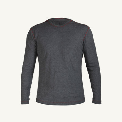 Superior Glove TSKVFR/S - T-Shirt - Supera Fr Blended Kermel Viscose Long Sleeves Arc Flash 6.1 Cal/Cm2 250Gsm - eGrimesDirect