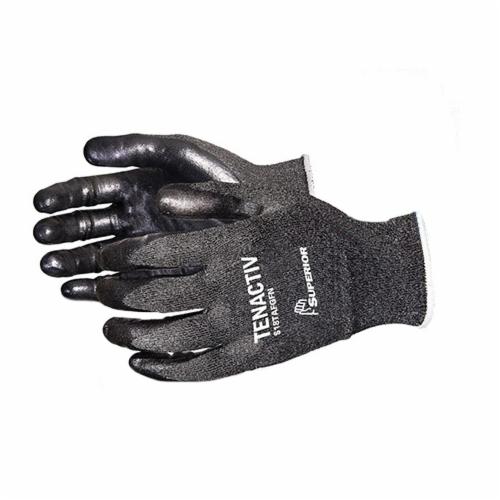 Superior Glove TenActiv S18TAFGFNF8  -  Ultra Fine Cut-Resistant Gloves with 3/4 Foam Nitrile Coating (Size 8)