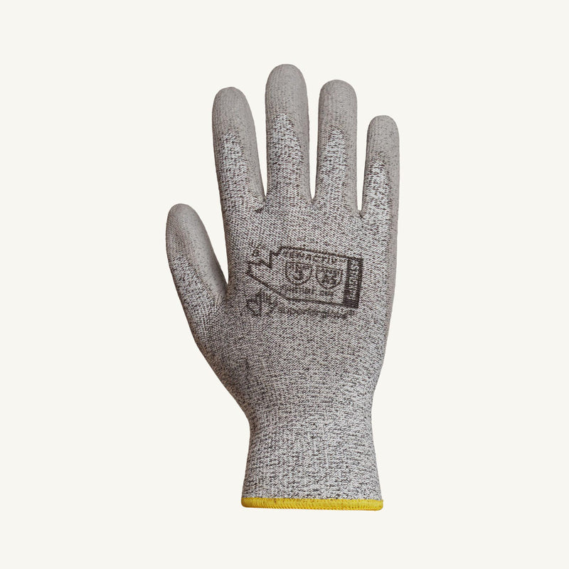 Superior Glove TenActiv STAGXPU-6 - Tenactiv CX Gloves 13ga Blended Hppe / Steel Polyurethane Palm Coated ANSI A5 Cut