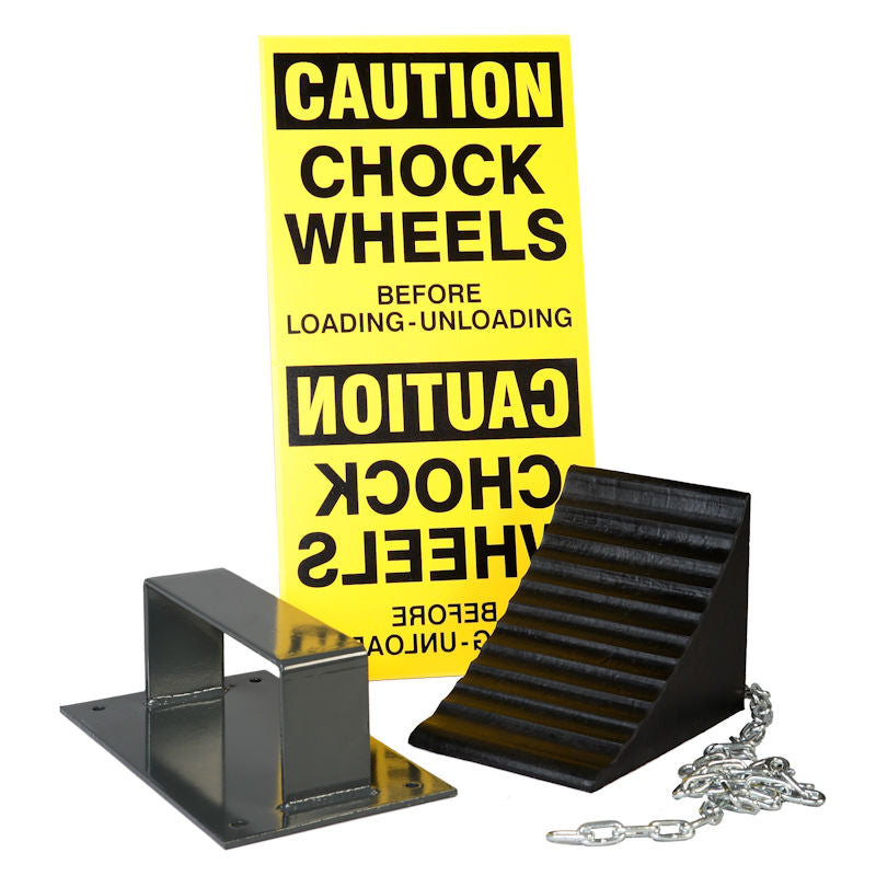 Ideal Whs Innovations 60-7250 - Cmh-94 Rubber Wheel Chock - eGrimesDirect