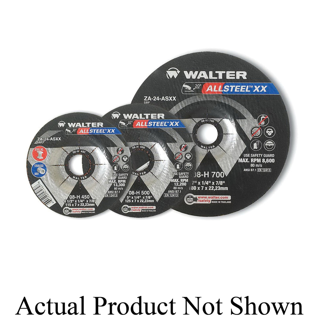 Walter WALTER 08H457 Type 27S Allsteel Xx cutting tool with 4-1/2x1/8x5/8 inch dimensions, shown from side view.