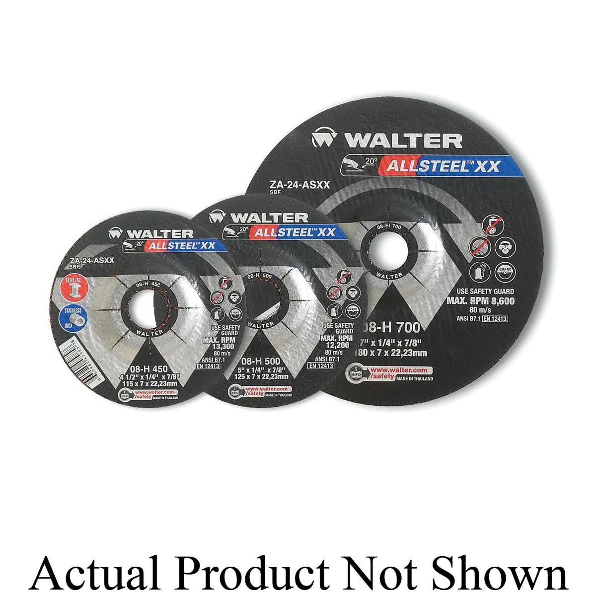 Walter WALTER 08H457 Type 27S Allsteel Xx cutting tool with 4-1/2x1/8x5/8 inch dimensions, shown from side view.