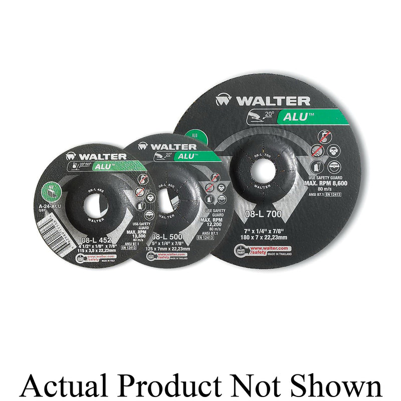 Walter 08L600 - 6X1/4 A24Alu Grinding Wheels