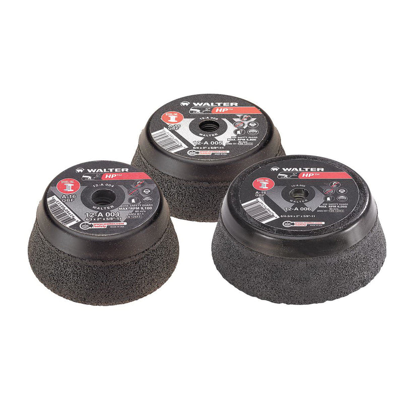 Walter 12A004 - 4 Inch Cup Wheel For Steel