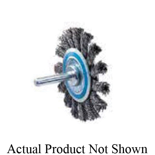 Walter 13C130 - Mounted Wheel Brush with knot-twisted wires (2-3/4 Inch x 3/8 Inch) - eGrimesDirect