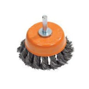 Walter 13C370 - Monted Wheel Cup Brush with knot-twisted wires (3 Inch x 1/2 Inch) - eGrimesDirect