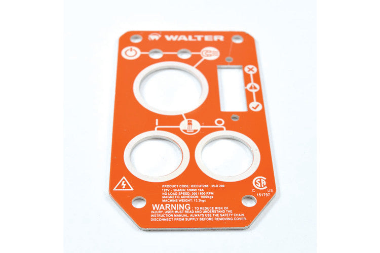 Walter 48H408 - Control Plate 110V