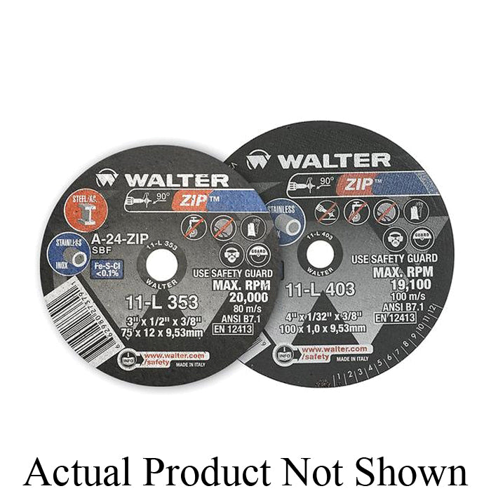 Walter 11L263 - 2.5X1/32X3/8 Zip Cut-Off Wheel