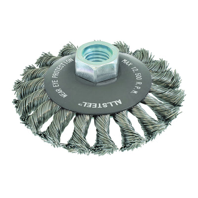 Walter 13W441 - Allsteel 4X5/8-11 Knot Saucer Brush - eGrimesDirect