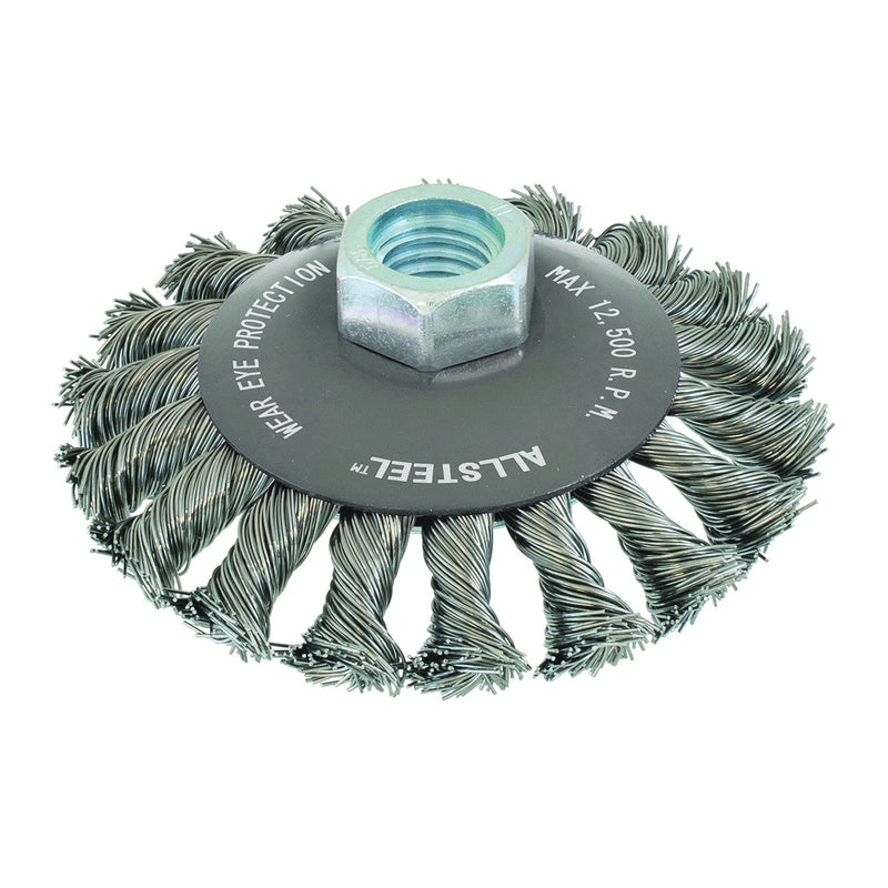 Walter 13W441 - Allsteel 4X5/8-11 Knot Saucer Brush - eGrimesDirect
