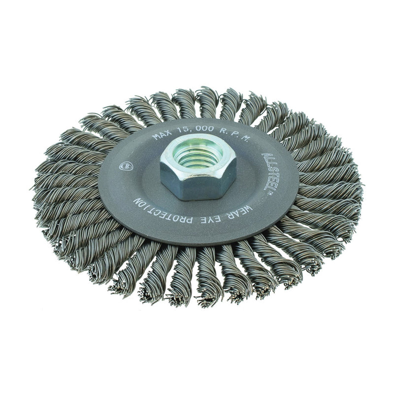Walter 13W461 - Allsteel 4.5X3/16 Inch Stringer Whl Brush - eGrimesDirect