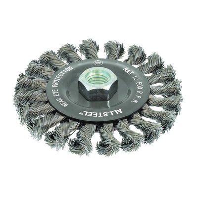 Walter 13W551 - Allsteel 5X3/8X5/8-11 Knot Whl Brush - eGrimesDirect