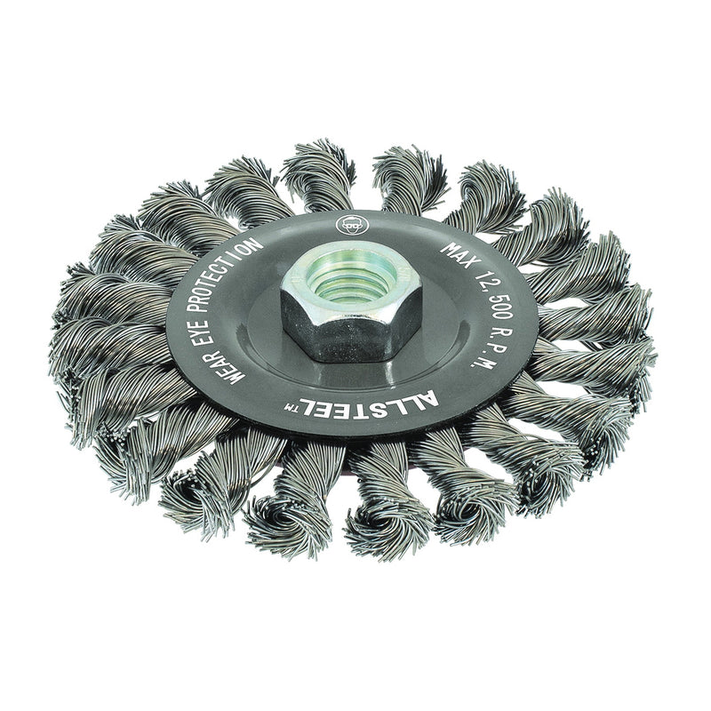 Walter 13W551 - Allsteel 5X3/8X5/8-11 Knot Whl Brush - eGrimesDirect