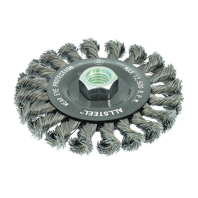 Walter 13W651 - Allsteel 6X3/8X5/8-11 Knot Whl Brush - eGrimesDirect