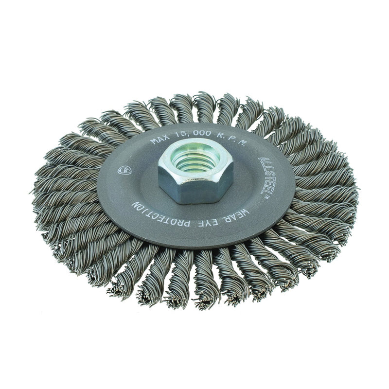 Walter 13W661 - Allsteel 6X1/4X5/8-11 Stringer Whl Brush - eGrimesDirect