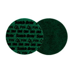 3M Scotch-Brite AB9235 - Scotch-Brite Precision Surface Conditioning Disc PN-DH Fine 7 in x NH (177.8 mm x NH) 25/Case 3M 7100263921 7100263921 - eGrimesDirect