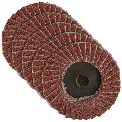 WALTER 04A262V - 2-1/2 Inch Flap Disc - Gr120-Pkg 5 - eGrimesDirect