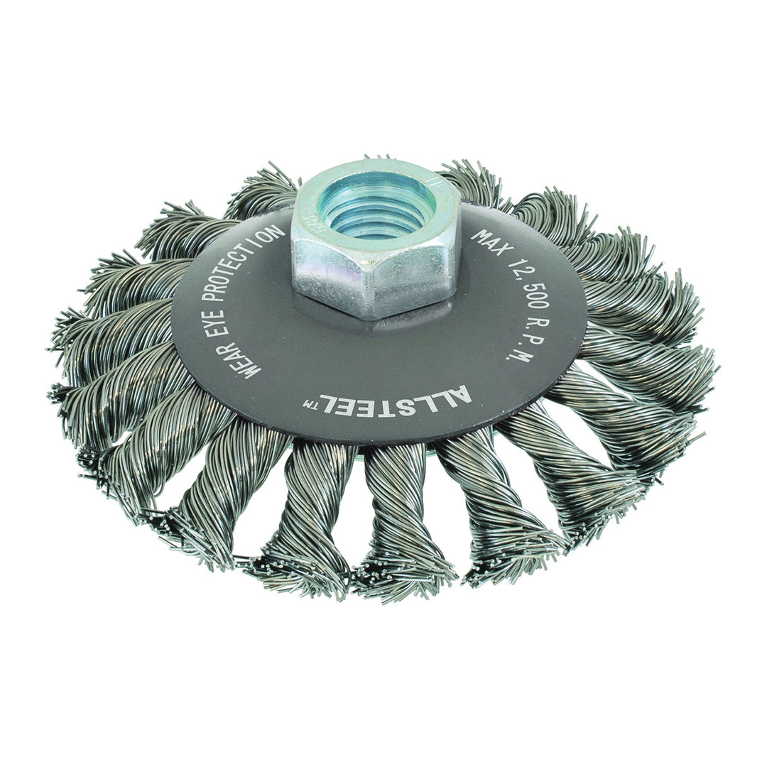 Walter 13W441 - Allsteel 4X5/8-11 Knot Saucer Brush - eGrimesDirect