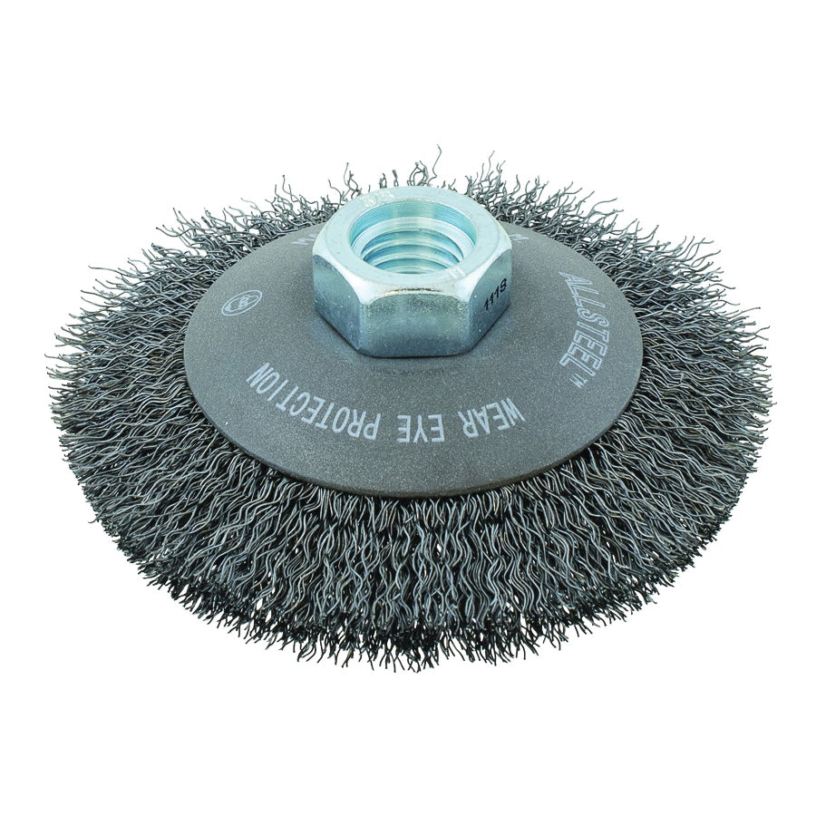 Walter 13W531 - Allsteel 5X5/8 Inch Crimped Saucer Brush - eGrimesDirect