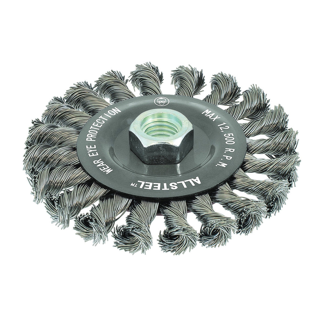Walter 13W651 - Allsteel 6X3/8X5/8-11 Knot Whl Brush - eGrimesDirect