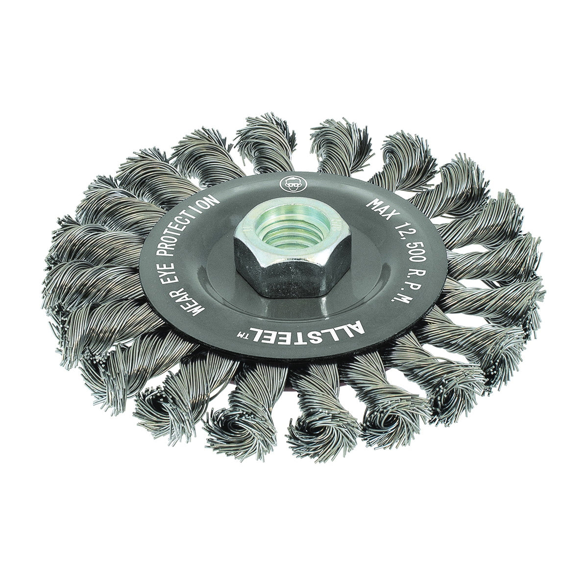 Walter 13W651 - Allsteel 6X3/8X5/8-11 Knot Whl Brush - eGrimesDirect