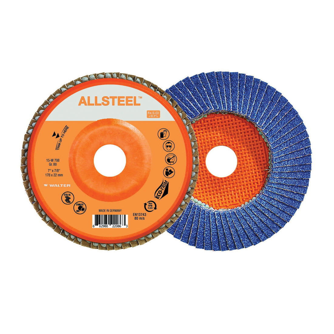Walter 15W708 - 7 InchX7/8 Gr80 Allsteel - eGrimesDirect