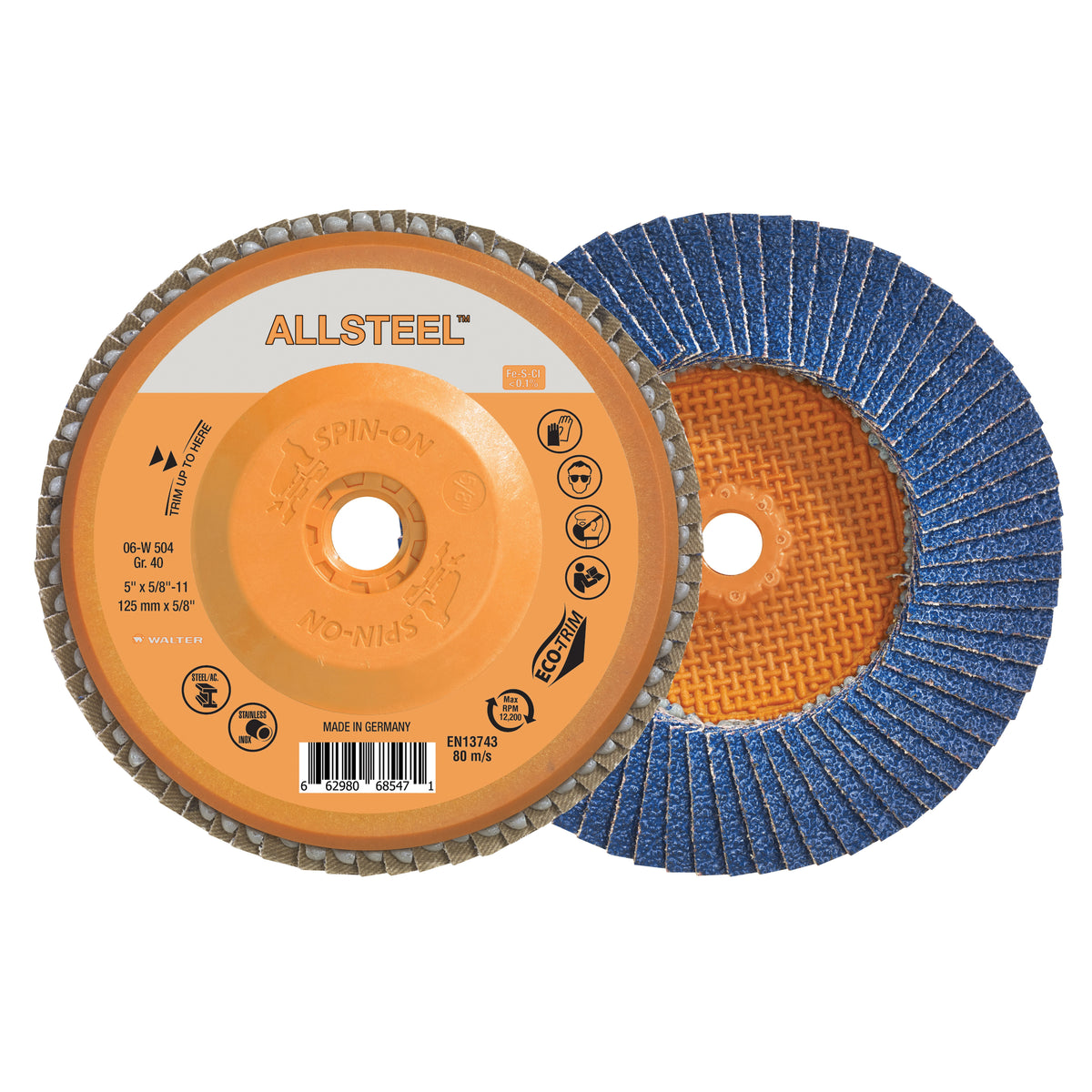 Walter 06W504 - 5'' Gr40 Allsteel Spin-On - eGrimesDirect