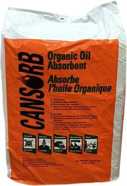 AVP CB20 spill control product, 2 cubic yard compressed absorbent for spill management, branded AVP, shown in the image.