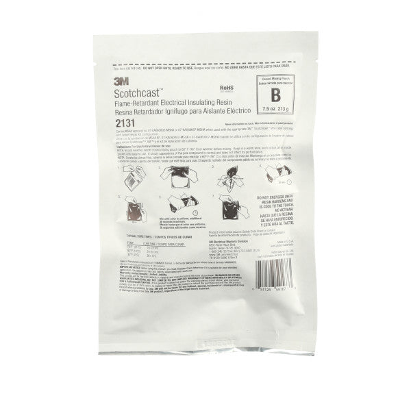 3M Scotchcast 2131-217G - Flame Retardant Compound, 2131B, 213 g (7.5 oz) 7000006239